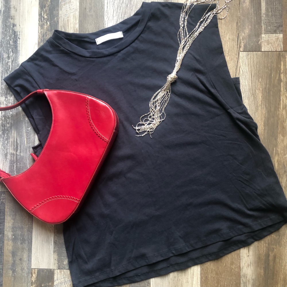 Navy t-shirt 100% Cotton